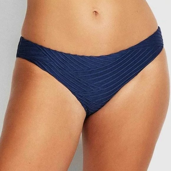 NWT Seafolly X Revolve Freshwater Hipster in Blue Opal - Picture 1 of 13